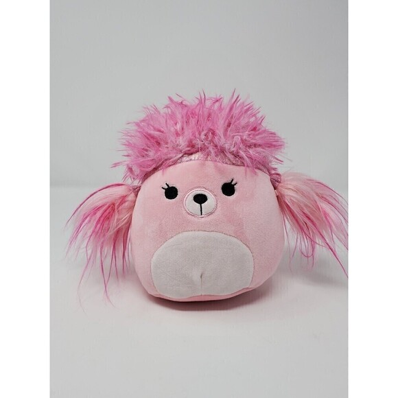 SQUISHMALLOWS CHLOE PINK OMBRE POODLE PLUSH TOY STUFFED ANIMAL COLLECTIBLE KIDS - Picture 1 of 10